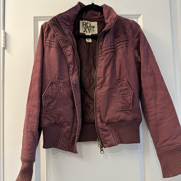 Roxy Plum Fall/Spring Jacket Size S - Picture 8 of 8